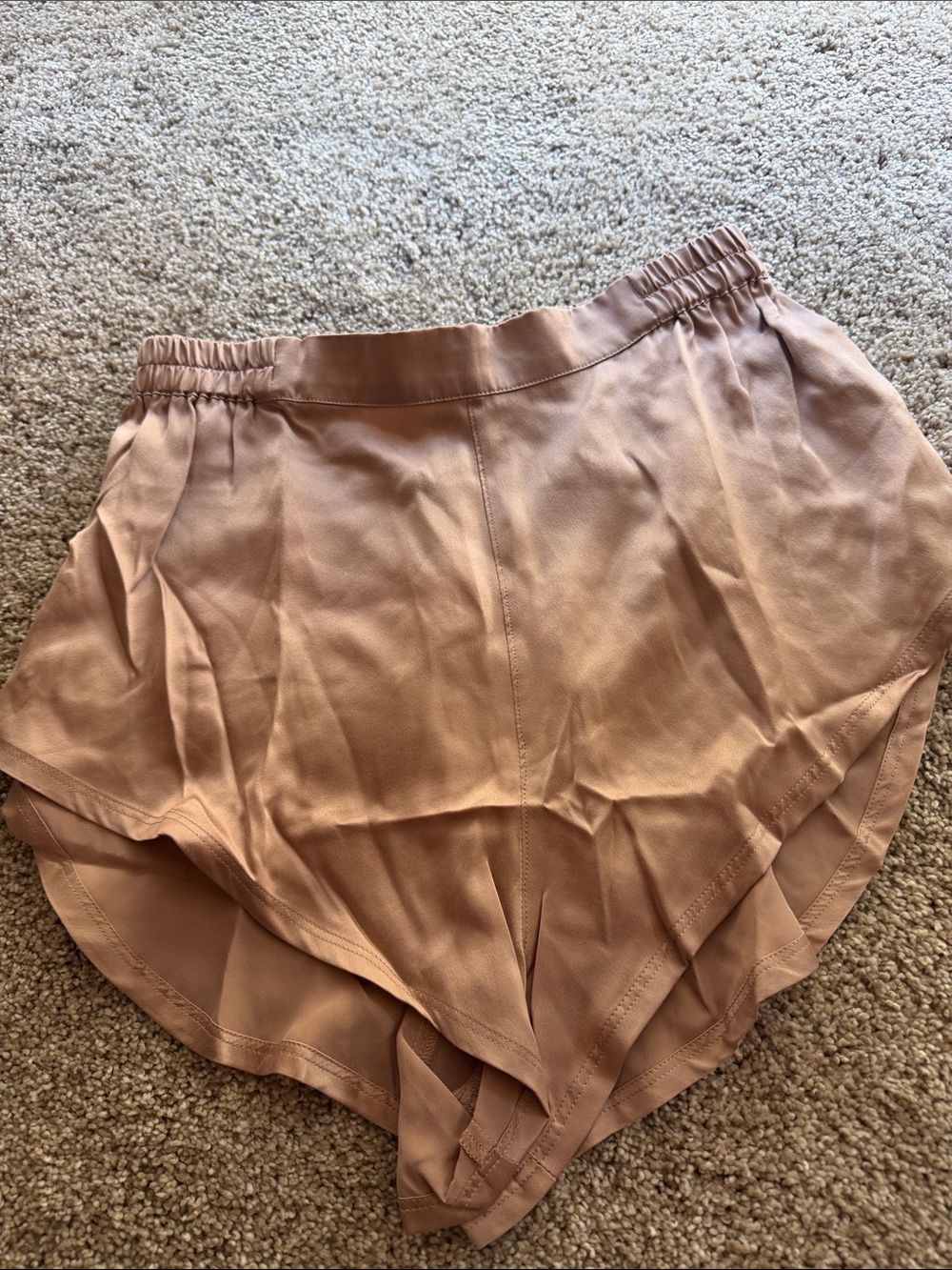 Lunya Washable Silk Short Pajama Set - Otium Tan - Picture 12 of 12